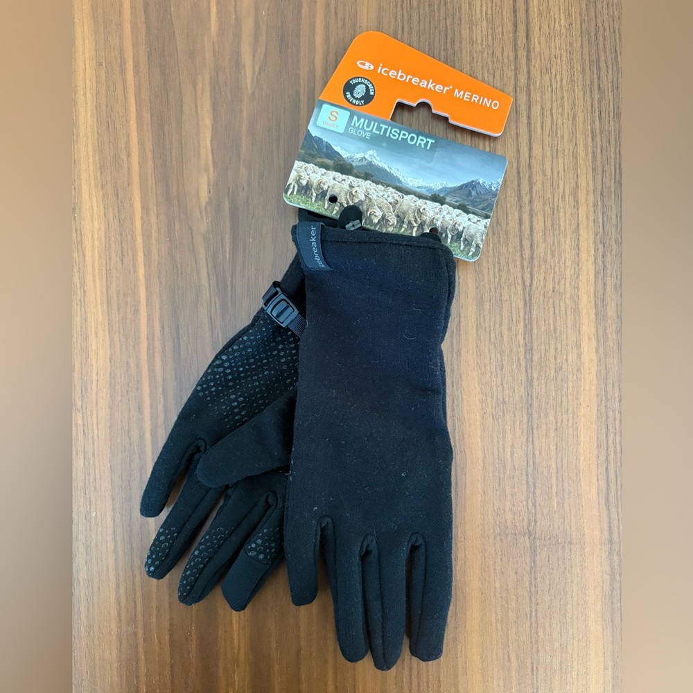 Icebreaker Black Multisport Gloves